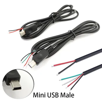 1 м 5Pin Mini USB Штекер к 2pin 4pin Проводному Разъему Удлинитель Источника Питания DIY Зарядка Разъем Для Передачи данных Сварка K5