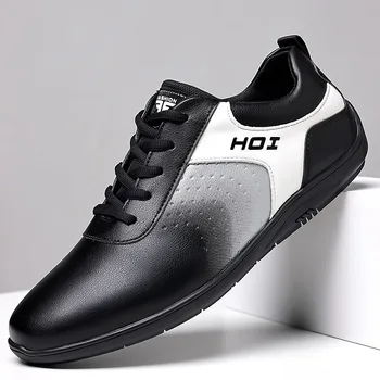 2023 г. Новые мужские кожаные туфли для гольфа для мужчин, брендовая дизайнерская спортивная обувь, мужские удобные кроссовки для гольфа, мужские размеры 39-44