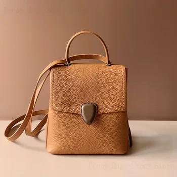 2023 Новый дизайн ниши из воловьей кожи с верхним слоем, Роскошный рюкзак для путешествий, повседневная модная сумка из натуральной кожи