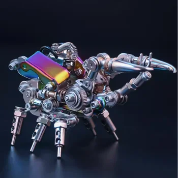 300шт + 3D набор моделей механических боевых доспехов Mecha Puzzles Игрушка DIY Металлическая сборка Насекомые Игрушки в стиле Стимпанк для детей и взрослых