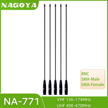 5 шт./лот Нагоя NA-771 Двухсторонняя радиоантенна 144/430 МГц UHF VHF Антенны для Baofeng Kenwood ICOM Motorola