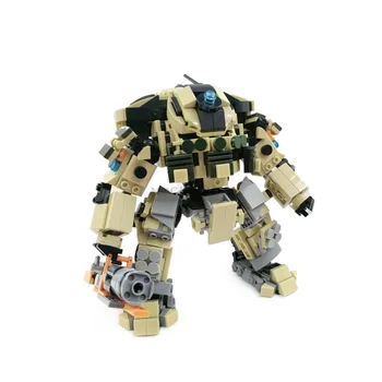 MOC Creative Design Q Edition SD игра Titanfall пламя пустыни Сборка робота модель строительного блока детская игрушка в подарок