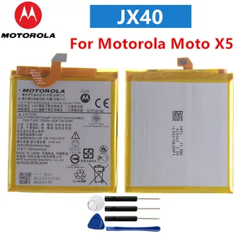 Motorola Оригинальный Аккумулятор JX40 3030 мАч Аккумулятор Для Motorola Moto X5 JX40 Высококачественная Замена Bateria + Бесплатные Инструменты