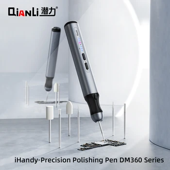 Qianli iHandy DM360-K Умная электрическая ручка для полировки Интеллектуальная беспроводная шлифовка, сверление, резьба, Зарядка, Инструменты для ремонта ручки