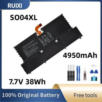 RUIXI Оригинальный Аккумулятор для ноутбука 7,7 V 38WH SO04XL для Spectre 13-V 13-V016TU 13-V015TU 13-V014TU Bateria Notebook 844199-855 + Инструменты