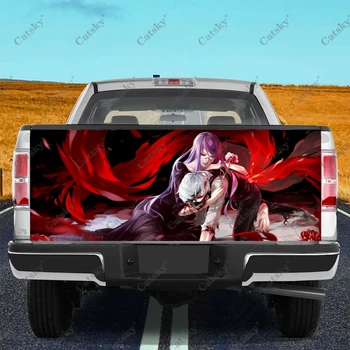 Автомобильные наклейки Rize Kamishiro tokyo ghoul модификация заднего хвоста грузовика покраска подходит для боли в грузовике автомобильные аксессуары наклейки