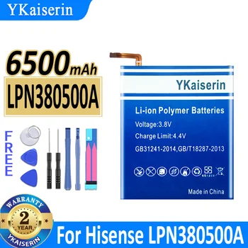Аккумулятор YKaiserin емкостью 6500 мАч для аккумуляторов мобильных телефонов Hisense LPN380500A