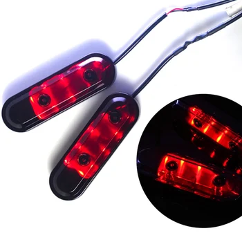 Боковой фонарь Ослепительный свет заднего фонаря для электрического скутера Xiaomi M365 / Pro / 1S, боковые габаритные огни, сигнальная лампа на переднем крыле