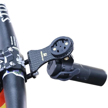 Велосипедная электроника Кронштейн для секундомера 79 мм Удлиненный велосипедный стержень Аксессуары для камеры из углеродного волокна для Garmin GoPro