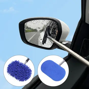 Водопоглощающее средство для мытья окон Щетка для окон из микрофибры Многофункциональная телескопическая щетка для стекол автомобиля
