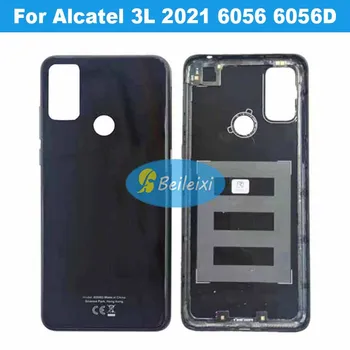 Для Alcatel 3L 2021 6056 6056D, задняя крышка аккумулятора, корпус задней двери, прочная задняя крышка