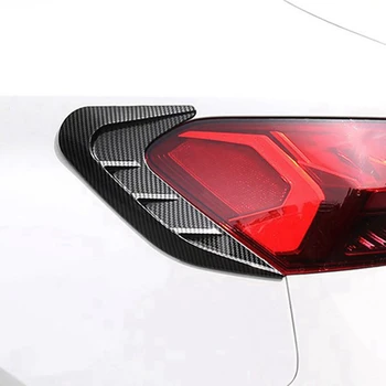 Для Audi A3 A3L 2021 2022 Задний фонарь автомобиля Крышка лампы Отделка Декоративная наклейка Внешние Аксессуары из углеродного волокна