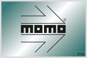 Для MOMO x2 шт. наклейки -высококачественные наклейки разных цветов 715