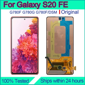 Для Samsung Galaxy S20 FE Замена Экрана Оригинальный Ремонт Сенсорного дисплея G780F G780G Tauschen Pantalla LCD Reparatur В сборе
