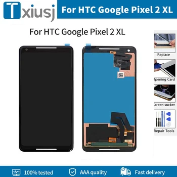 Для ЖК-дисплея HTC GOOGLE PIXEL2 Дисплей МОНИТОР Дигитайзер Сенсорный Экран Дигитайзер Панель В Сборе Nexus Замена ЖК-Дисплея Запчасти Для Ремонта