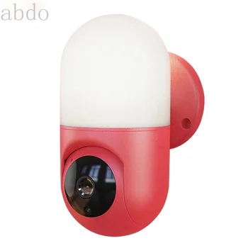Домашняя IP-камера Wifi HD 1080P, видеонаблюдение в помещении, Обнаружение движения, цветное ночное видение, 360 PTZ для камеры для ребенка / няни / домашних животных