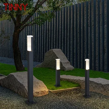 Жестяной наружный светодиодный светильник для лужайки Алюминиевый Водонепроницаемый садовый светильник Креативный декоративный для виллы Duplex Park