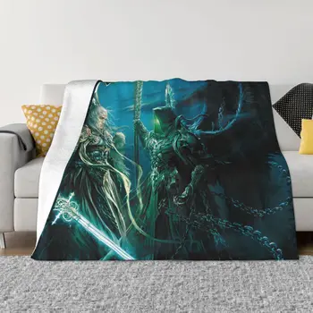 Игровое одеяло Heroes of Might and Magic, Фланелевое, Прохладное, уютное, Мягкое флисовое покрывало на кровать