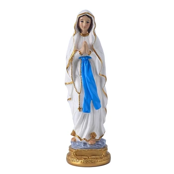 Католический религиозный подарок Матери-Девы Марии, Большая фигурка из цветной смолы