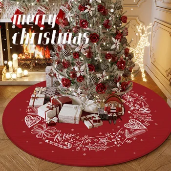 Круглый коврик с Рождеством Христовым, Рождественский ковер, коврики для гостиной, Украшение Рождественской елки, Рождественский декор, Рождественский подарок, декор для дома
