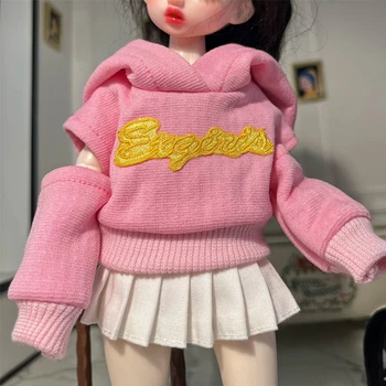 Модная кукольная одежда 30 см для 1/6 толстой куклы Bjd SD в стиле повседневного свитера, игрушки для девочек 