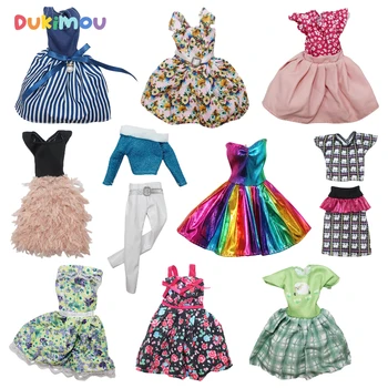 Модная одежда для кукол длиной 30 см, платье, футболка, топ, юбка, брюки, костюм знаменитости для 12-дюймовых кукольных аксессуаров, Игрушки для девочек, подарок принцессы