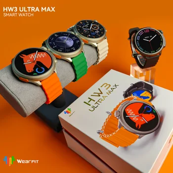 Мужские смарт-часы HW3 Ultra Max 2023, Новые круглые часы, водонепроницаемые часы, спортивные Умные часы для фитнеса, мужские 90 + Спортивный режим