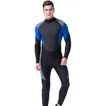 Мужской гидрокостюм Гладкая кожа 3 мм Неопреновый комбинезон для серфинга с аквалангом для всего тела