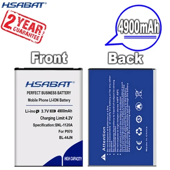 Новое поступление [HSABAT ] 4900 мАч BL-44JN Аккумулятор для LG P970 E730 P690 P693 E510 C660 p698 c660 ms840 L5 E610 E730 E400
