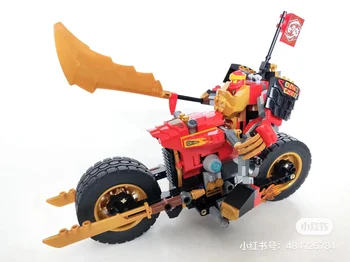 Новый запас NinJjaA Movie Kali's Mecha Мотоцикл Танк Сборочный Блок Набор Комбинированных Детских Игрушек Для Мальчиков Рождественский Подарок 71783