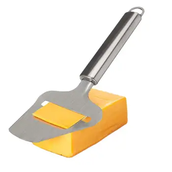 Нож для резки сыра из нержавеющей стали, сверхмощный плоский нож для резки сыра, нож для резки сыра с антипригарным покрытием, Серверные кухонные инструменты
