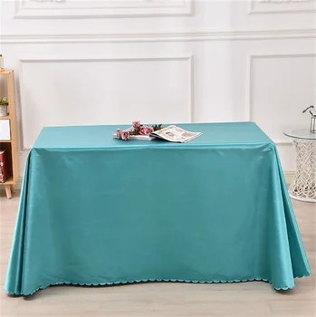 Однотонная Прямоугольная крышка обеденного стола Прямоугольная скатерть для журнального столика для оформления свадебной вечеринки в отеле