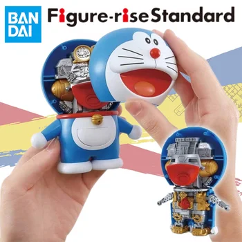 Оригинальная фигурка Bandai Rise Mechanics FRS Doraemon Anime Action Figure Assembly Model Kit Игрушка-робот в подарок для детей Дети