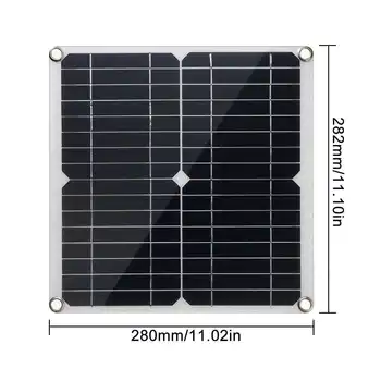 панель солнечных батарей портативный гибкий модуль фотоэлектрической системы контроллер зарядного устройства 12 В солнечная пластина 5 В для зарядки аккумулятора в кемпинге