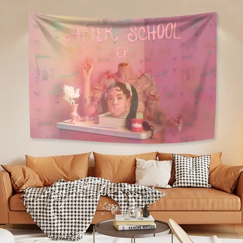 Певица Мелани Мартинес Гобеленовая обложка альбома Украшение дома Большая Тканевая Фоновая ткань, висящая на стене, Декор для общежития, Покрывало для дивана