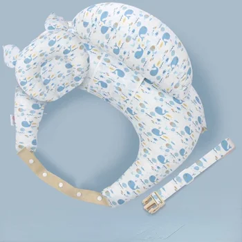 Подушка для кормления кормящей мамы и ребенка с регулируемым поясным ремнем и съемным хлопковым чехлом