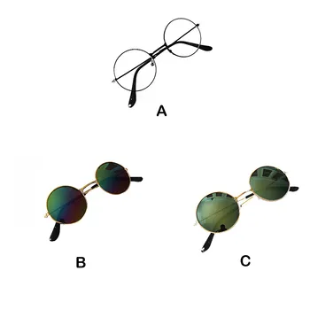 Разные стили новорожденных Легкие Металлические очки Детские Плоские Классические Очки Реквизит для съемки