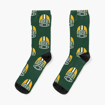 Ретро-шлем Green Bay - Зеленые носки, компрессионные носки, носки для гольфа