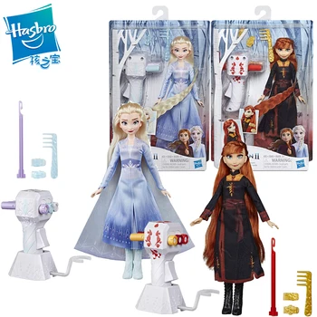 Серия кукол-парикмахеров Hasbro Frozen 2 Elsa Anna Girls Play House Toys E6950 Коллекция фигурных украшений