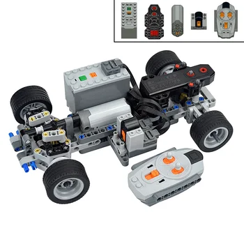 Технический электрический радиоуправляемый автомобиль на шасси Rast с мотором-монстром, автомобиль-багги, скоростной дифференциал, строительный блок, игрушка