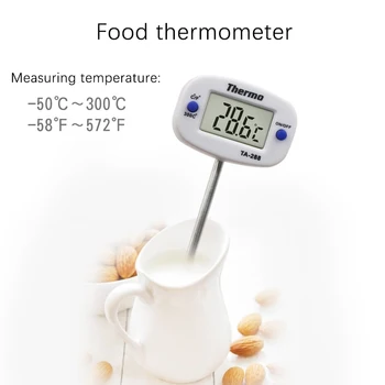 Цифровой кухонный игольчатый пищевой термометр для барбекю, для жарки мяса, для ужина, для домашнего приготовления пищи, датчик температуры, игольчатый пищевой термометр для духовки