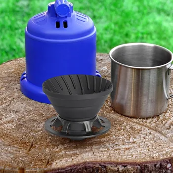 Чашка для капельного фильтра для кофе, Пищевой силикон, Многоразовые Аксессуары для приготовления кофе для V60 / Фильтровальная бумага для чашки для торта