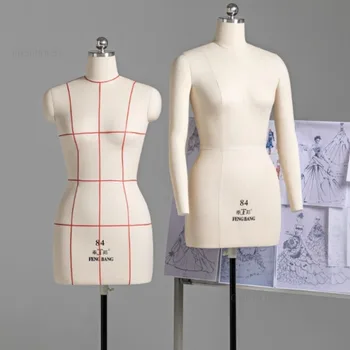 Швейный женский портной-манекен для одежды, дизайн и бюст, подставка для формы платья, Металлическая базовая модель, подставка для показа манекена