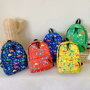 Школьная сумка для детского сада, Мультяшный динозавр, рюкзаки для маленьких мальчиков и девочек, милый школьный ранец для детей дошкольного возраста