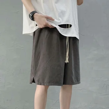 Шорты Мужского модного бренда Summer Korean Edition INS, модные универсальные спортивные повседневные капри, прямые баскетбольные пляжные