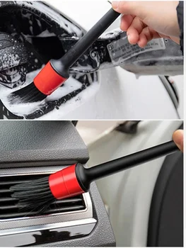 щетка для мытья Мягкая щетка для деталей маленькая щетка инструменты для чистки салона автомобиля щетка для очистки воздуховода кондиционера