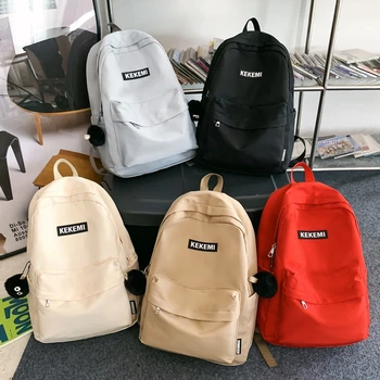 Японский женский рюкзак, нейлоновая водонепроницаемая школьная сумка для девочек, Дорожные рюкзаки большой емкости, Повседневные сумки для книг, Mochila